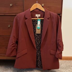 NWT Skies Are Blue Rust/Brown Blazer Medium